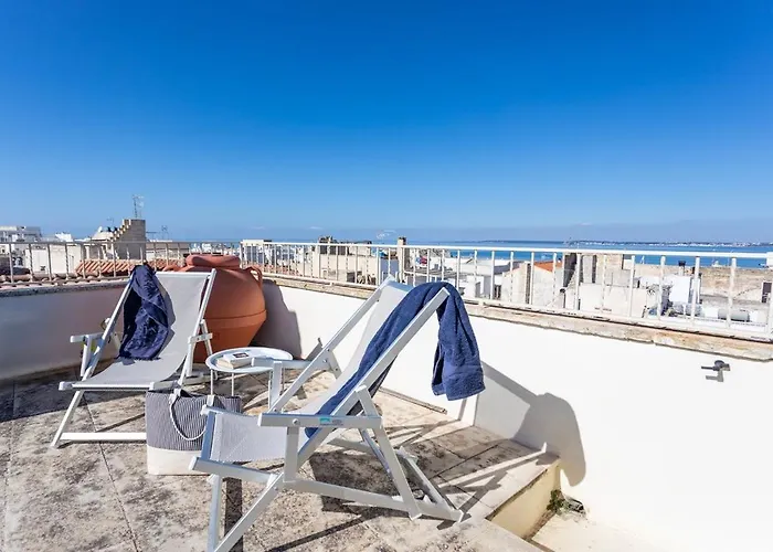 Attico Vista Mare Zacheo - Salento Reservation Lägenhet Gallipolli